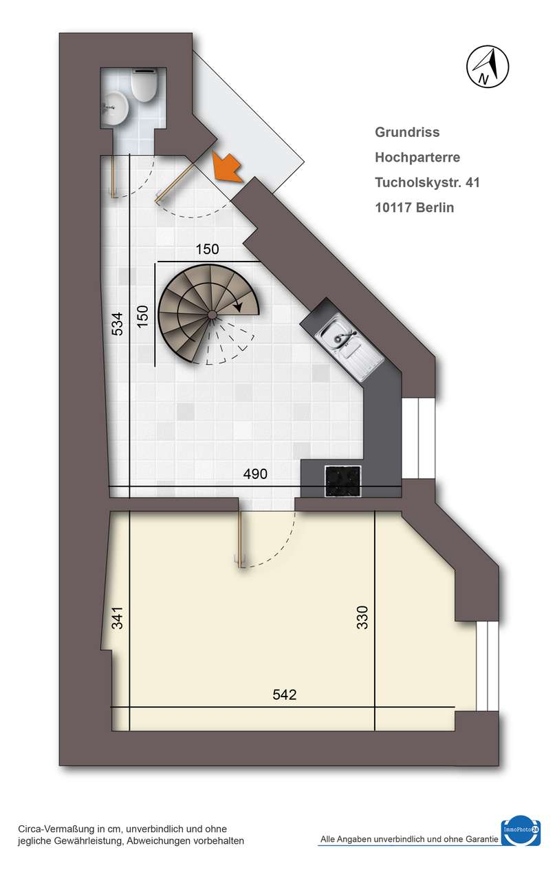 WG geeignete 2-Zimmer-Maisonette Wohnung im Herzen Berlins