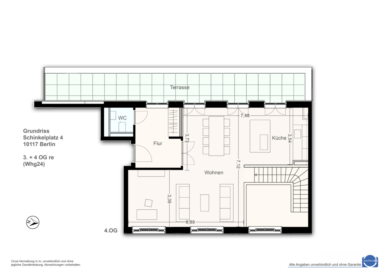 exclusive Maisonette direkt vom Eigentümer mit Schloßblick