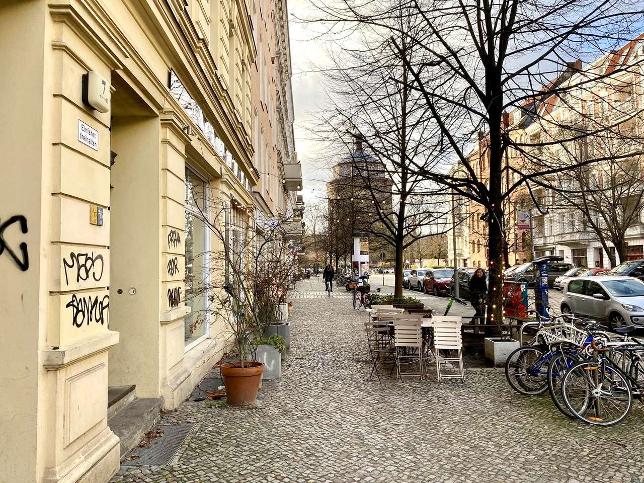Rykestr mit Wasserturm Rykestr mit Wasserturm